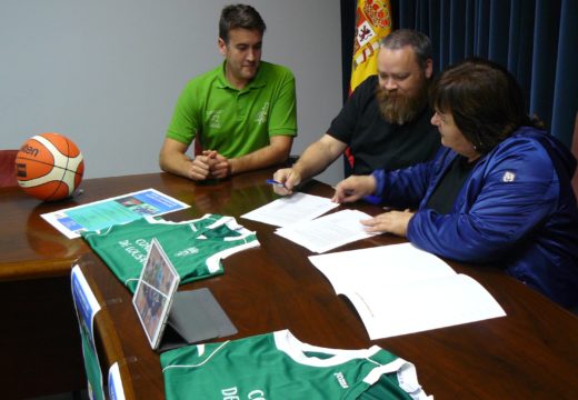 O Concello de Lousame e o Club de Baloncesto Porto do Son asinan un convenio de colaboración para o fomento deste deporte